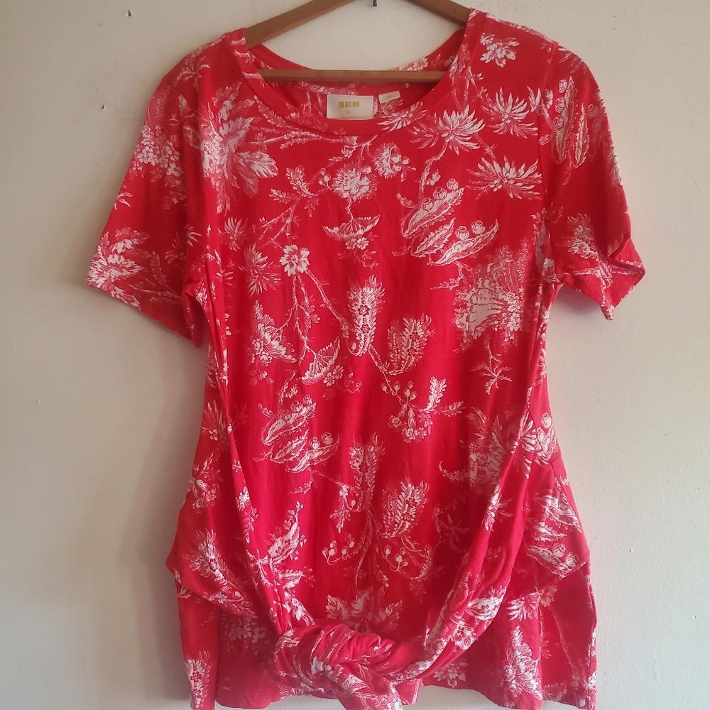 Mauve By Anthropology women's top size Medium.
